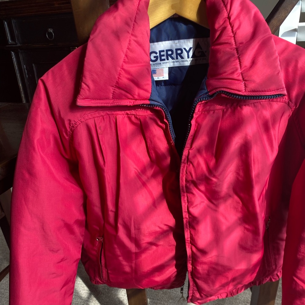 Women’s red winter jacket